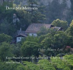 Dove Sta Memoria Where Memory Lives book cover
