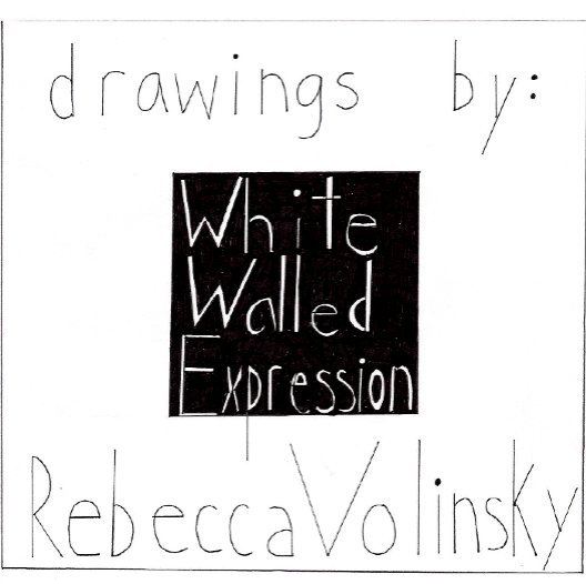 View White Walled Expression by Rebecca Volinsky