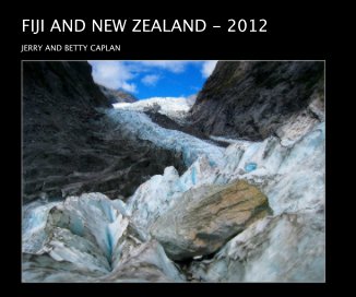 FIJI AND NEW ZEALAND - 2012 book cover