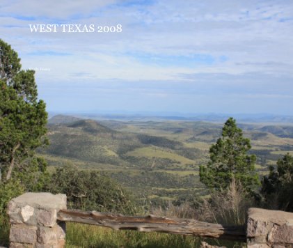 WEST TEXAS 2008 book cover