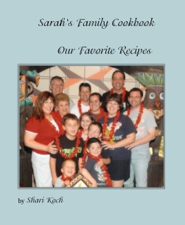Sarah's Family Cookbook book cover