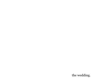 the wedding. book cover