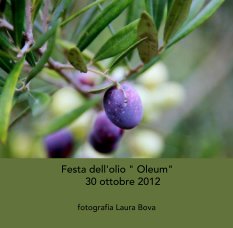 Festa dell'olio " Oleum" 
    30 ottobre 2012 book cover