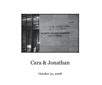 Cara & Jonathan book cover