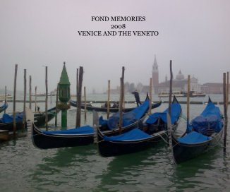 FOND MEMORIES 2008 VENICE AND THE VENETO book cover