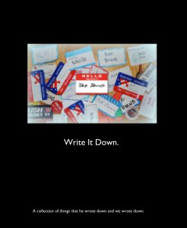 Write It Down book cover