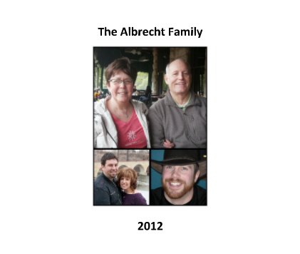 Albrecht Family 2012 book cover
