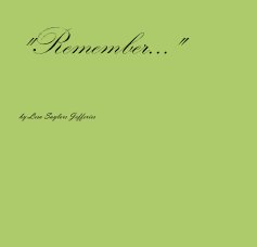 "Remember..." book cover