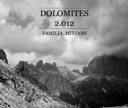 dolomites book cover