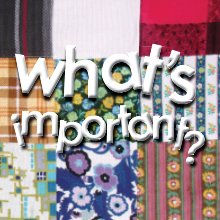 What's Important? book cover