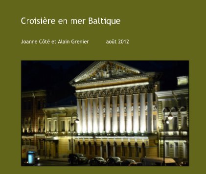 Croisière en mer Baltique book cover