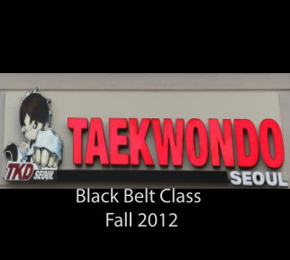 TaeKwonDo Seoul Black Belt Class Fall 2012 book cover