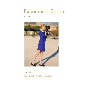 Portfolio 2012
Experiental Design
Julia Semb book cover