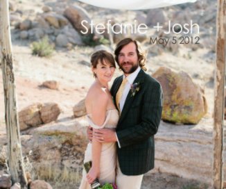 stefanie and josh wedding book book cover