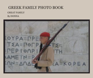 GREEK FAMILY PHOTO BOOK book cover