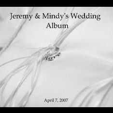 Jeremy & Mindy's Wedding  Album book cover