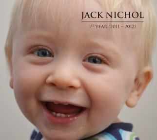Jack's 1st year book cover