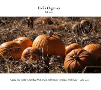 Dick's Organics book cover