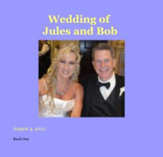 Wedding of Jules and Bob book cover