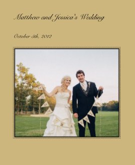 Matthew and Jessica's Wedding book cover