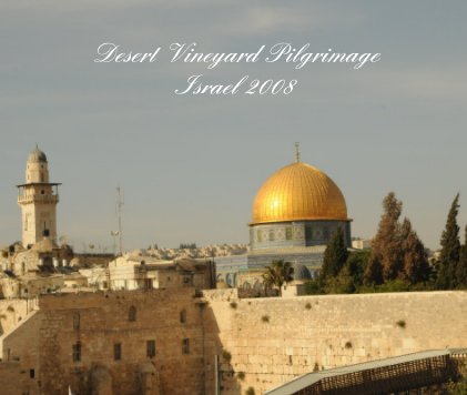 Desert Vineyard Pilgrimage Israel 2008 book cover