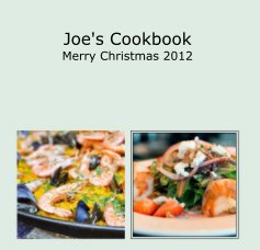 Joe's Cookbook Merry Christmas 2012 book cover