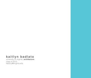 Badlato Admissions Portfolio book cover