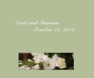 Scott and Shannon October 14, 2012 book cover