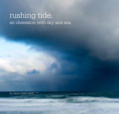 rushing tide. an obsession with sky and sea. book cover
