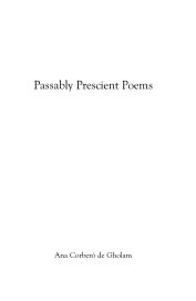 Passably Prescient Poems book cover