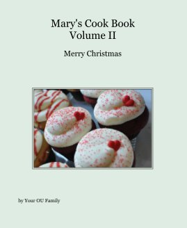 Mary's Cook Book Volume II book cover