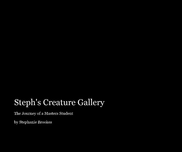 View Steph's Creature Gallery by Stephanie Brookes