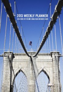 newyorkcitypics.net 2013 weekly planner book cover