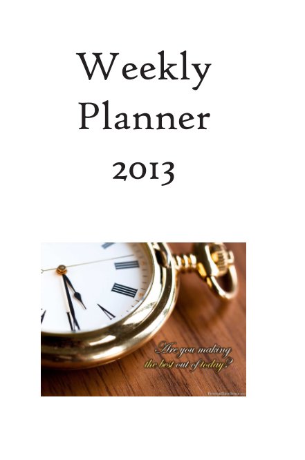 Weekly Planner 2013 nach Civetta.net anzeigen