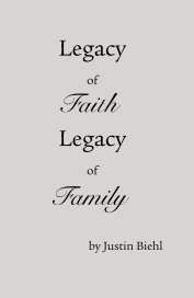 Legacy of Faith Legacy of Family book cover