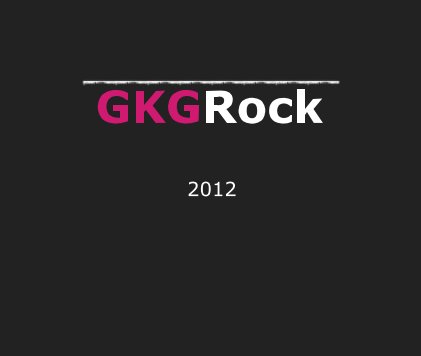 GKGRock 2012. book cover