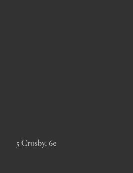5 Crosby, 6e book cover