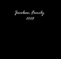 Jacobsen Family 2008 book cover