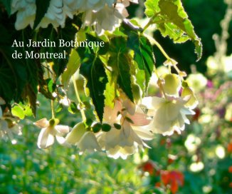 Au Jardin Botanique de Montreal book cover
