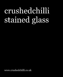 crushedchilli stained glass www.crushedchilli.co.uk book cover