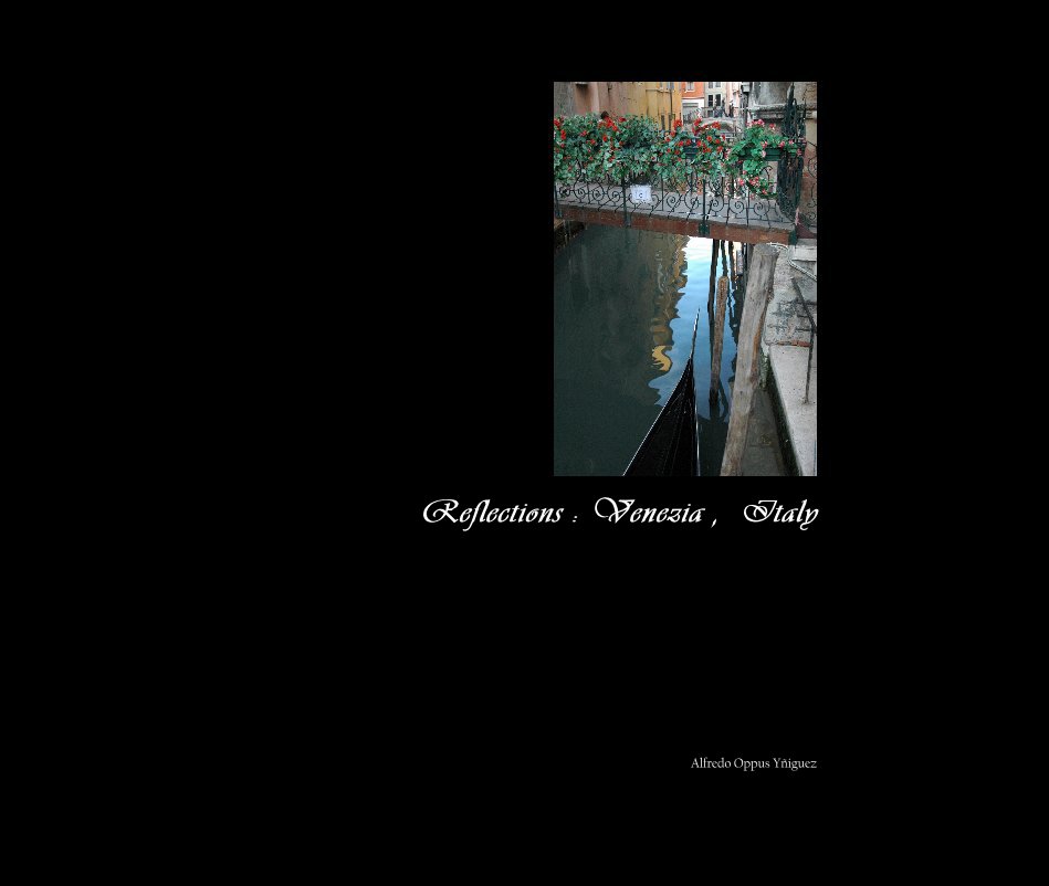 Reflections : Venezia , Italy nach Alfredo Oppus Yniguez anzeigen