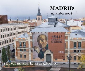 MADRID november 2008 stad van mensen, kunst en gebouwen book cover