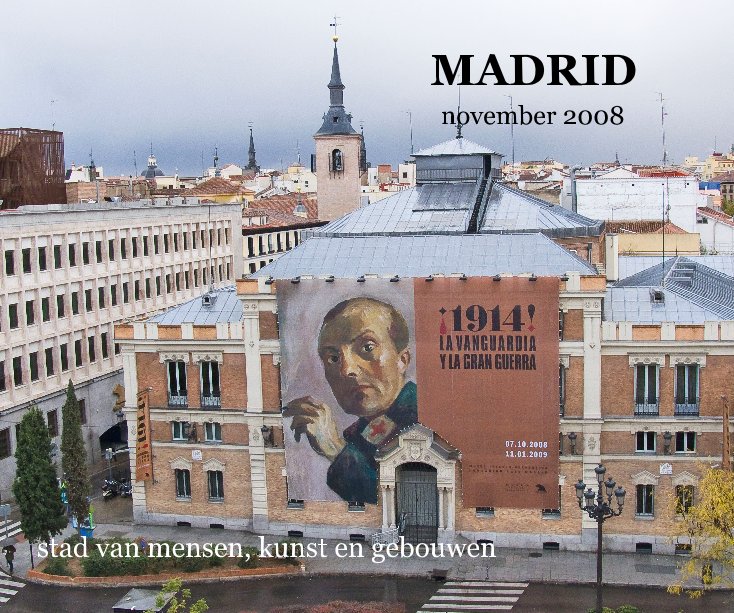 View MADRID november 2008 stad van mensen, kunst en gebouwen by don verstegen