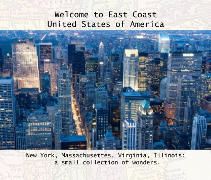 Welcome to East Coast - United States of America book cover