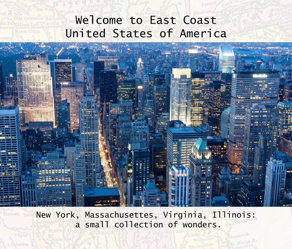 Visualizza Welcome to East Coast - United States of America di Giacomo Scandroglio