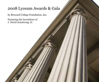 2008 Lyceum Awards & Gala book cover