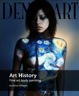 Art History Fine art body painting book cover