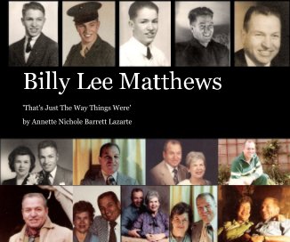 Billy Lee Matthews book cover