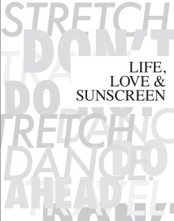 Wear Sunscreen book cover