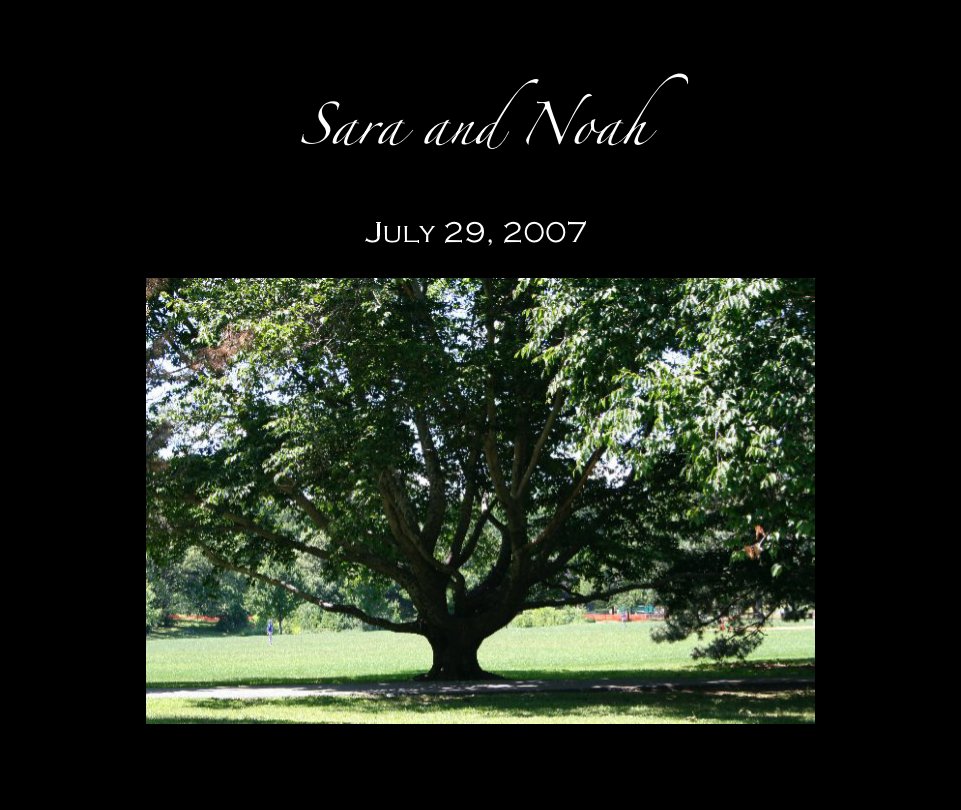 Bekijk Sara and Noah op July 29, 2007